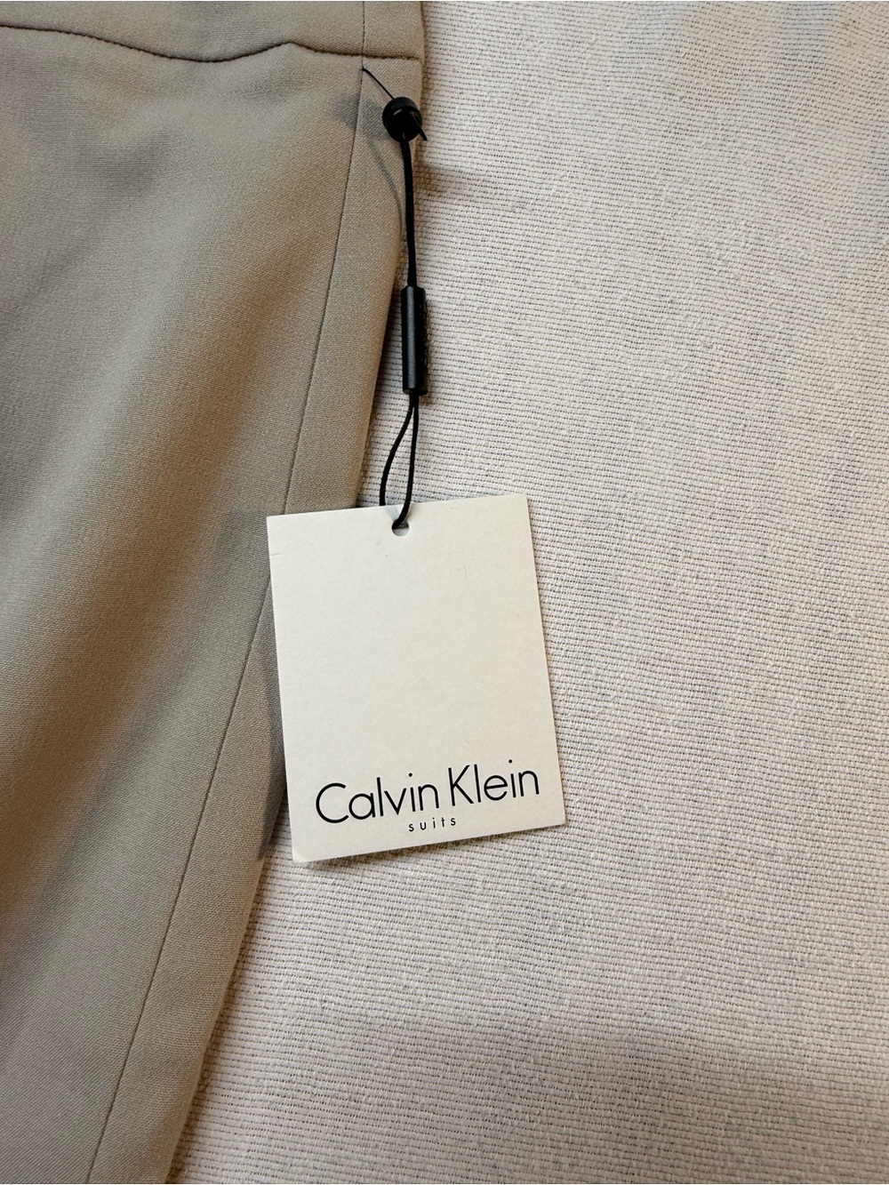 Calvin Klein Light Taupe Pencil Skirt - Picture 4 of 11